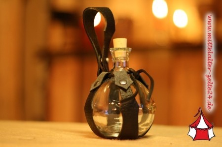 Mittelalter Feldflasche Glaskugel
